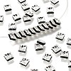 Brass Rhinestone Spacer Beads X1-RSB072-12S-1