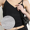 WADORN 1 Yard Stretchable Polyester with Rhinestone Mesh Fabric AJEW-WR0002-43-4