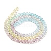 Transparent Painted Glass Beads Strands LS-DGLA-A034-T1mm-A15-5