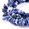 Natural Sodalite Chips Beads Strands F024-4