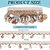 3 Yards Ethnic Style Cotton Fringe Lace Ribbon OCOR-WH0100-35E-2