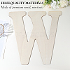 Letter Unfinished MDF Sheets WOOD-WH20012-008W-7