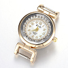 Golden Tone Mixed Style Alloy Rhinestone Quartz Watch Face Watch Heads WACH-F009-M-2