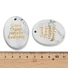 Natural Howlite Pendants G-K353-06E-3