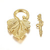 Alloy Toggle Clasps X1-PALLOY-A20005-G-FF-1
