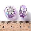 Shell Transparent Copper Buckle Acrylic European Beads OACR-M024-08P-09-3