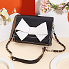 WADORN 3Pcs 2 Style PU Leather Shoulder Strap Bag Chain Straps FIND-WR0009-26-4