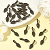 Tibetan Style Alloy Glue-on Flat Pad Bails X-TIBEP-Q064-183AB-NR-5