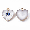 Druzy Resin Pendants RESI-S383-012A-2