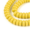 Opaque Spray Painted Glass Beads X-GLAA-ZX008-8mm-18K-3
