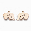 201 Stainless Steel Charms STAS-S079-118RG-1