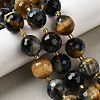 Natural Tiger Eye Beads Strands G-C249-A28-16mm-1