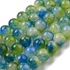 Natural Dyed Yellow Jade Beads Strands G-Q160-A01-01B-1
