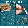 320Pcs 4 Styles 304 Stainless Steel Split Rings STAS-UN0060-30-5