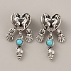 Tibetan Style Alloy European Dangle Charms FIND-TAC0001-67-2