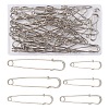 45Pcs 6 Size Iron Kilt Pins Brooch Clasps Jewelry Findings IFIN-YW0001-73-1