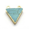 Synthetic Turquoise Pendants G-P201-15-2