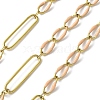 304 Stainless Steel Enamel Figaro Chains CHS-U003-02G-04-1