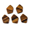 Natural Tiger Eye Cabochons G-S359-323C-1