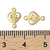 Brass Filigree Connector Charms KK-F880-02G-01-3