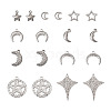 18Pcs 9 Styles 304 Stainless Steel Pendants STAS-TA0001-84-11