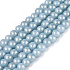 Baking Paint Glass Pearl Beads Strands LS-DGLA-ZX001-05B-16-1