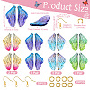  Butterfly Wing Earring Making Kit DIY-TA0005-11-3