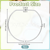 Iron Hinged Loose Leaf Binder Rings FIND-WH0173-356-3
