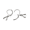 304 Stainless Steel Leverback Earring Findings STAS-P370-03P-2