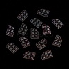 Luminous Resin Imitation Chocolate Decoden Cabochons RESI-K036-28G-02-4