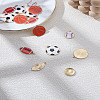 16Pcs 4 Styles Alloy Enamel Pendants ENAM-LP0001-20-1