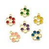 Alloy Enamel Pendants ENAM-J650-06G-1