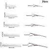 Iron Alligator Hair Clip Findings IFIN-PH0024-38P-5