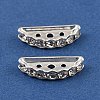 Brass Crystal Rhinestone Spacer Bars RB-T019-02B-01S-1