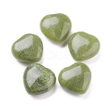 Natural Lemon Jade Heart Love Stone G-I285-06C