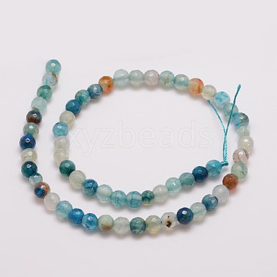 Natural Agate Bead Strands X-G-G882-6mm-C02-1-1