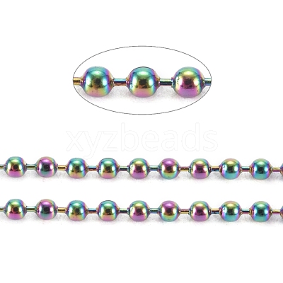 Ion Plating(IP) 304 Stainless Steel Ball Chains CHS-H013-04M-2MM-A-1