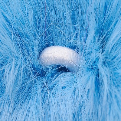 Handmade Faux Rabbit Fur Pom Pom Ball Covered Pendants WOVE-F020-A-1