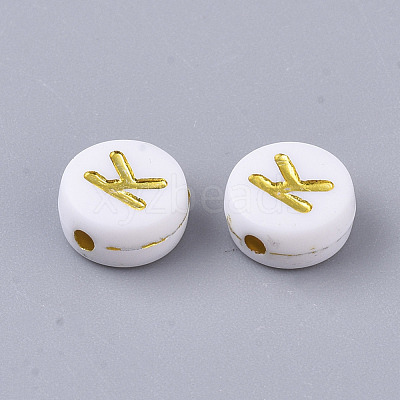 Plating Acrylic Beads X-PACR-R242-01K-1
