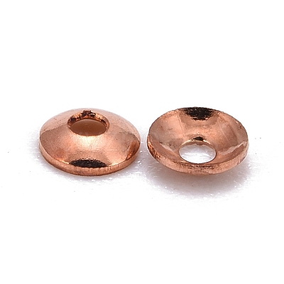 Brass Tiny Bead Cones X-KK-O043-04RG-1