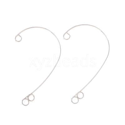 Tarnish Resistant 316 Stainless Steel Ear Cuff Findings STAS-H148-03P-1