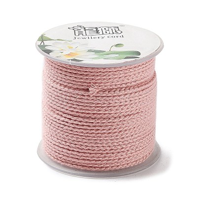 20M Polyester Braided Cord for Jewelry Making OCOR-G015-04A-24-1