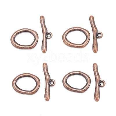 Alloy Toggle Clasps PALLOY-G014-R-1