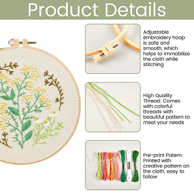DIY Embroidery Kits For Beginner DIY-WH20011-73A-1