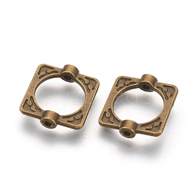 Tibetan Style Alloy Bead Frames X-TIBEB-6761-AB-LF-1