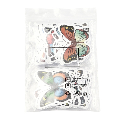 100Pcs Cartoon Paper Sticker DIY-FS0008-06-1