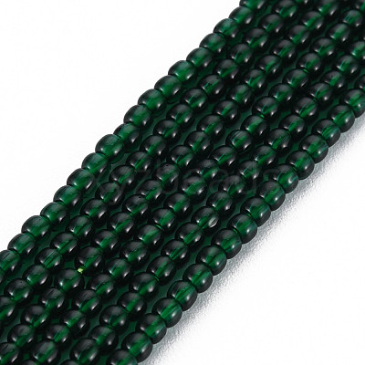 Glass Beads Strands GLAA-N041-008F-1