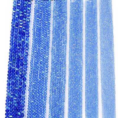 Electroplate Glass Beads Strands EGLA-A044-T3mm-L14-1