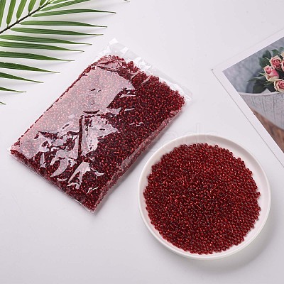 6/0 Glass Seed Beads SEED-US0003-4mm-25-1