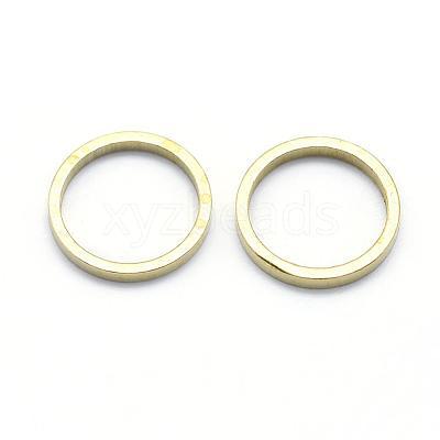 Brass Linking Rings KK-P119-20-10mm-RS-1